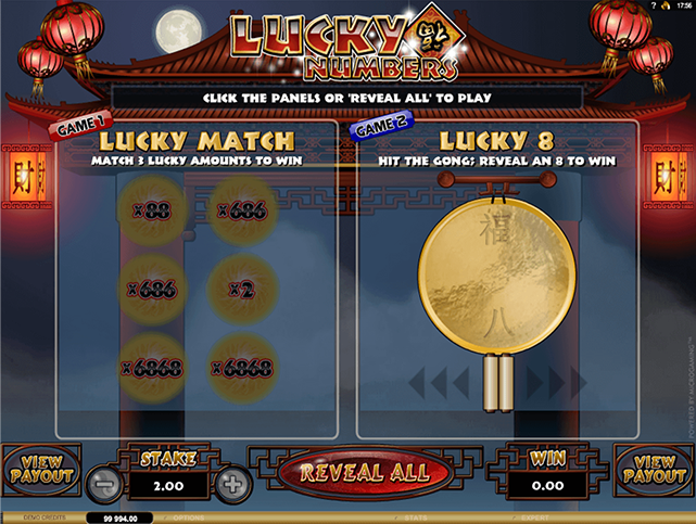 Lucky Numbers - flash player